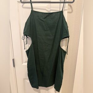 Aerie Green Sleeveless Dress